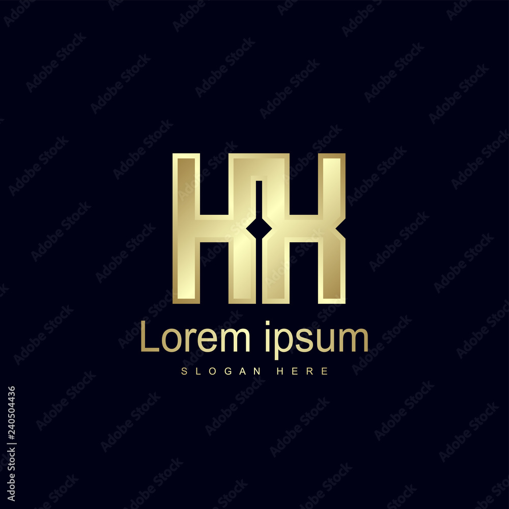 Initial Letter KX Logo Template Vector Design Initial Letter KX Logo Template Vector Design