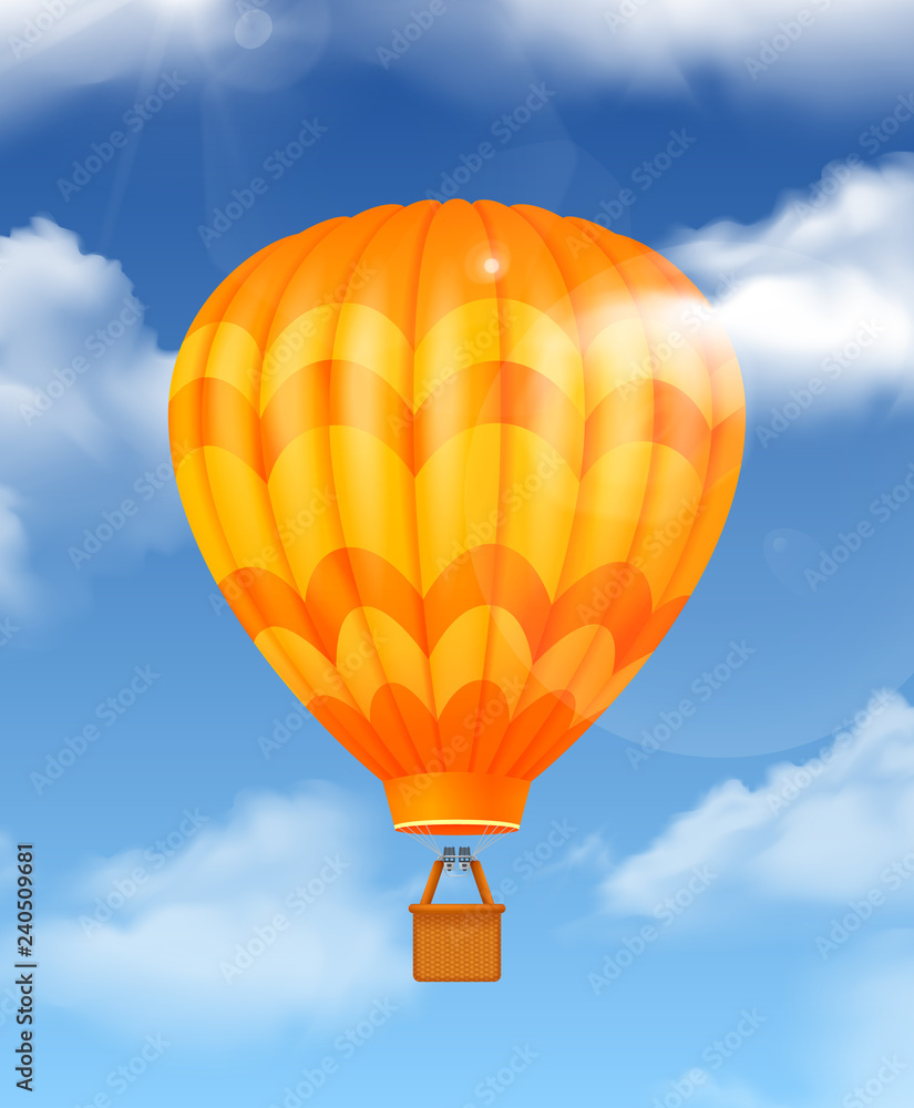 Obraz premium Baloon Realistic Composition
