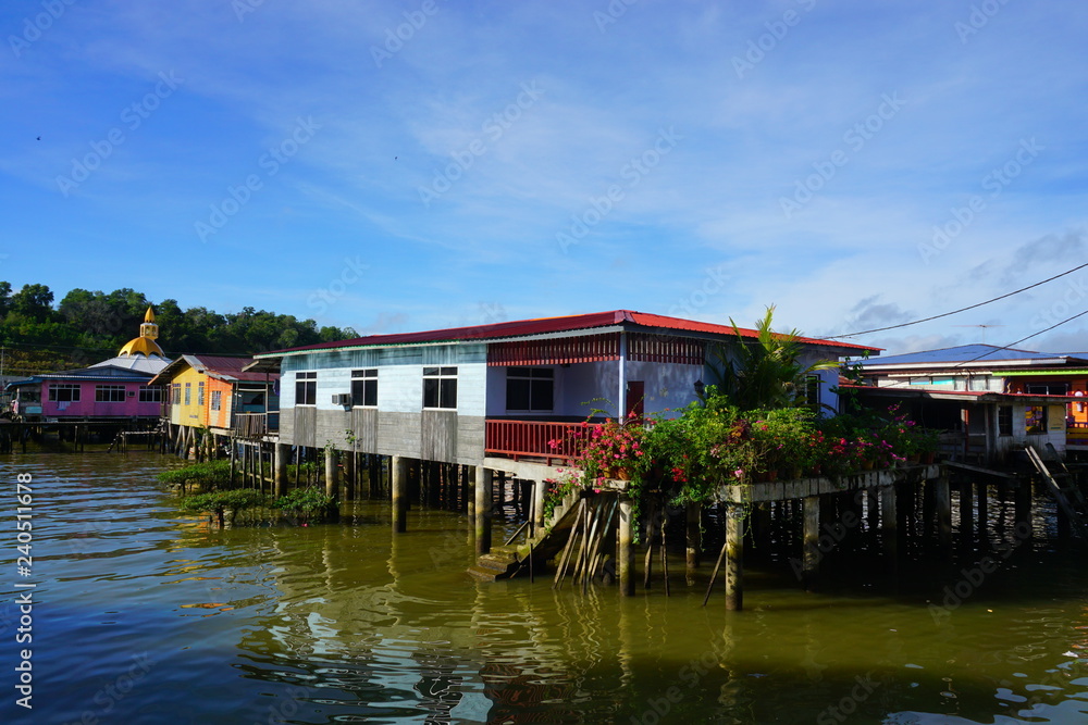 Obraz premium 水上集落