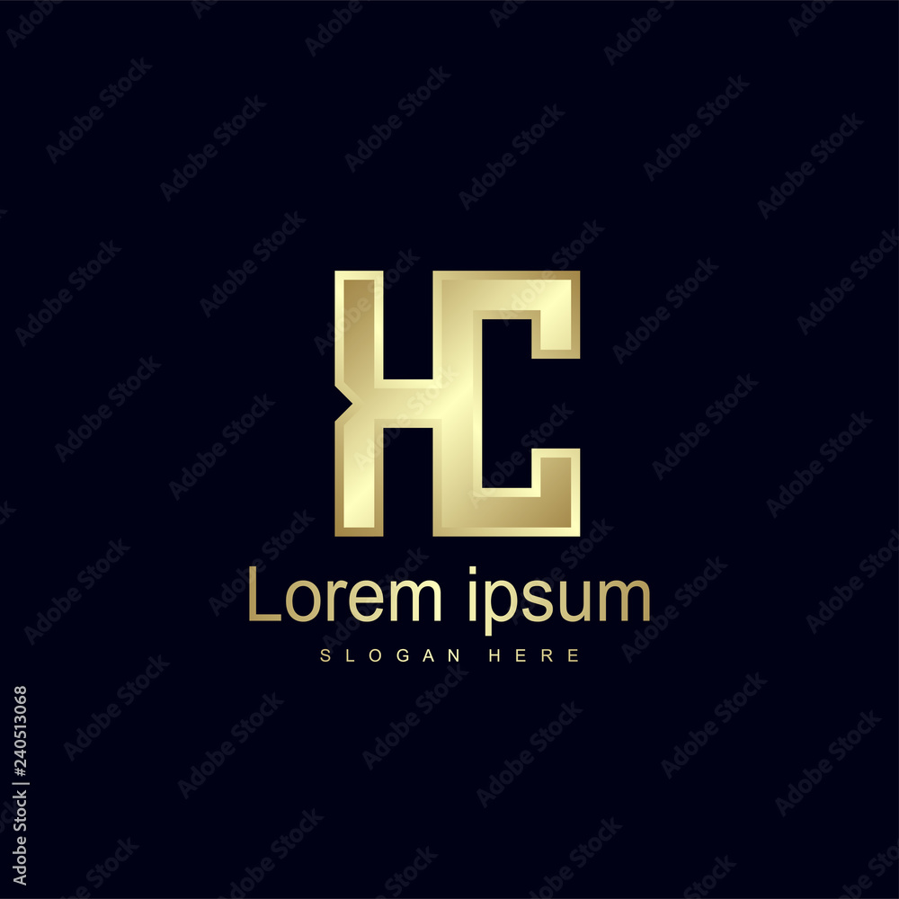 Initial Letter KC Logo Template Vector Design Initial Letter KC Logo Template Vector Design