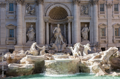 The Trevi Fountain is a fountain in the Trevi district in Rome, Italy,