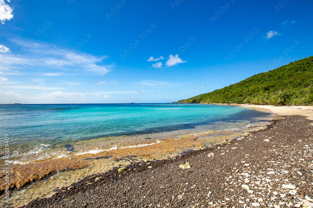 Flamenco Beach seaside shore Culebra Puerto Rico