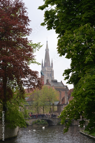 Cool spring in Bruges