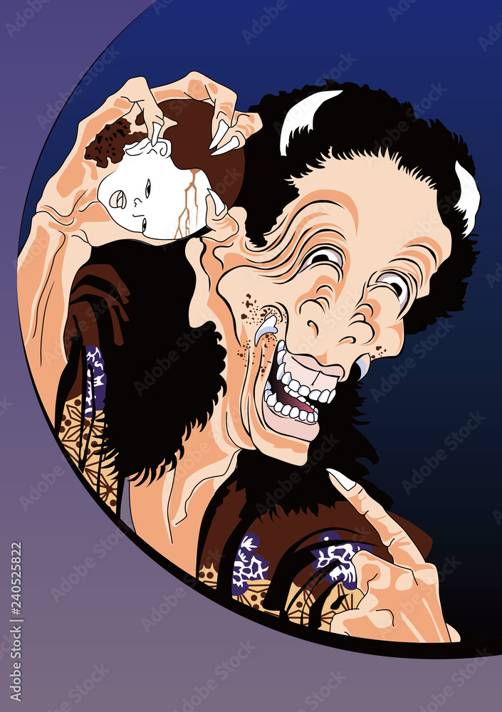 笑い般若 Images – Browse 6 Stock Photos, Vectors, and Video