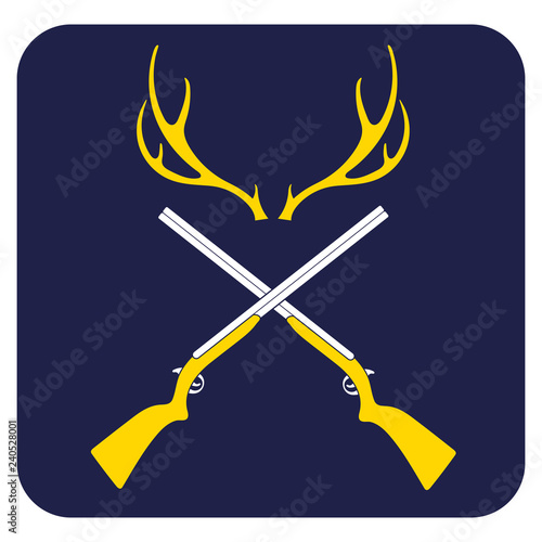 Hunting club logo icon