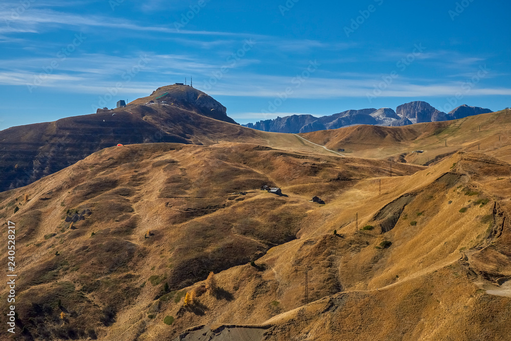 Italy, Dolomite mountains,  Sella pass