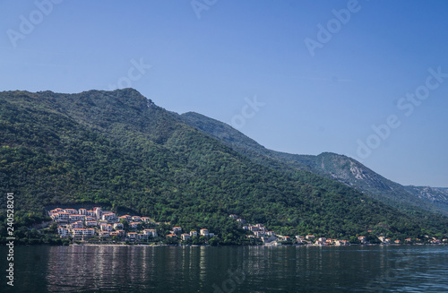 Beautiful view of the shores of Kotor Bay in Montenegro. September 22, 2018 © lizaveta25