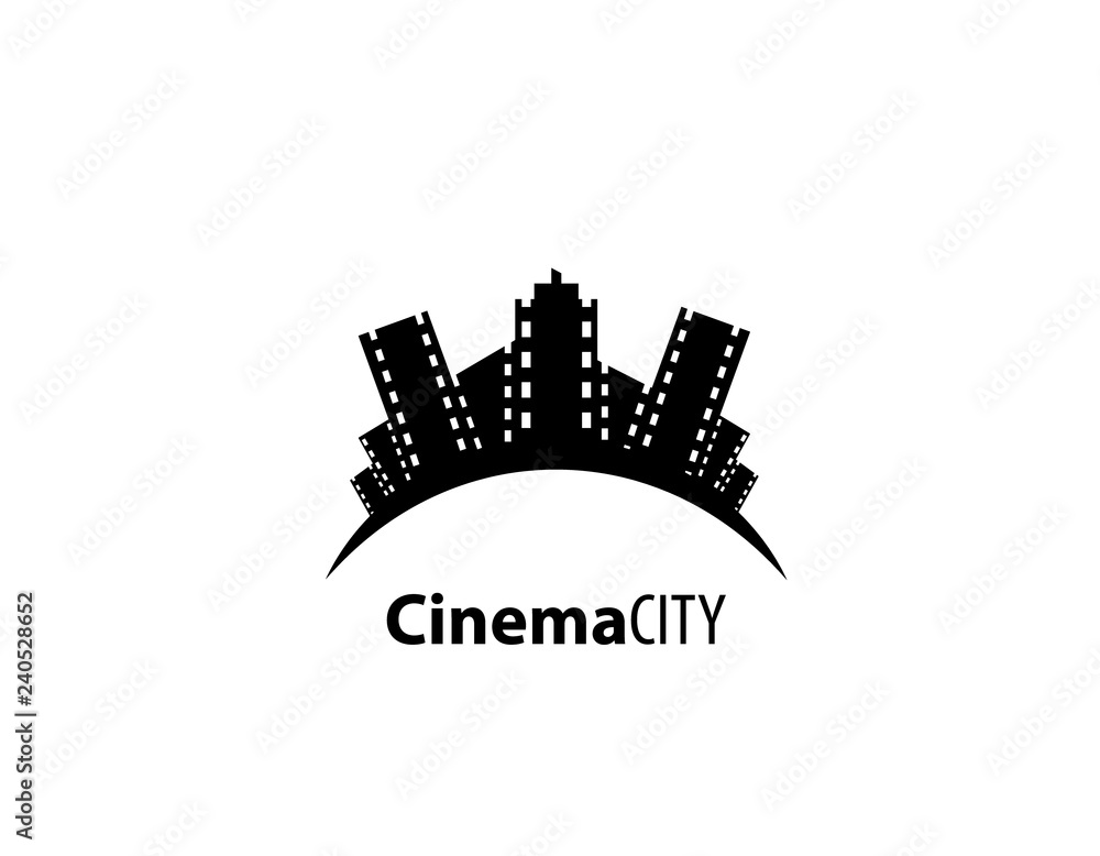Cinema city logo design