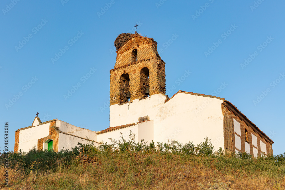 a church in Duenas de Abajo village (Medina del campo), province of Valladolid, Spain