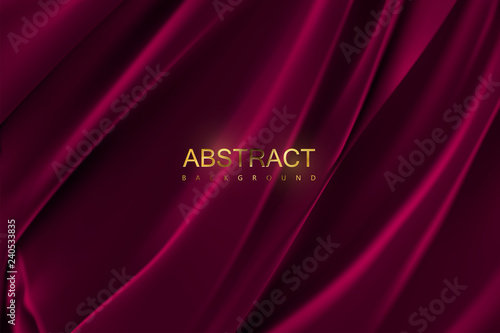 Purple silky fabric