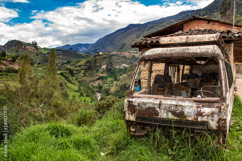 Il villaggio andino di Leymebamba, Perù photo