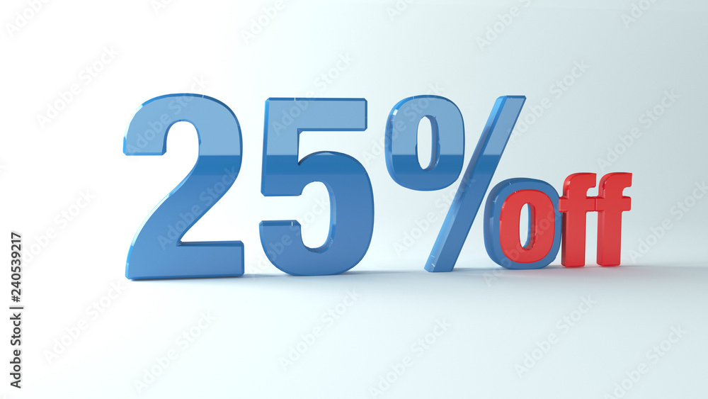 25% off, discount banner, element. 25% off, discount banner, element.
