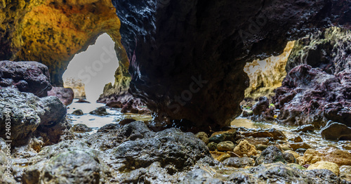 cave located on the southern coast of Portugal (Algarve) 