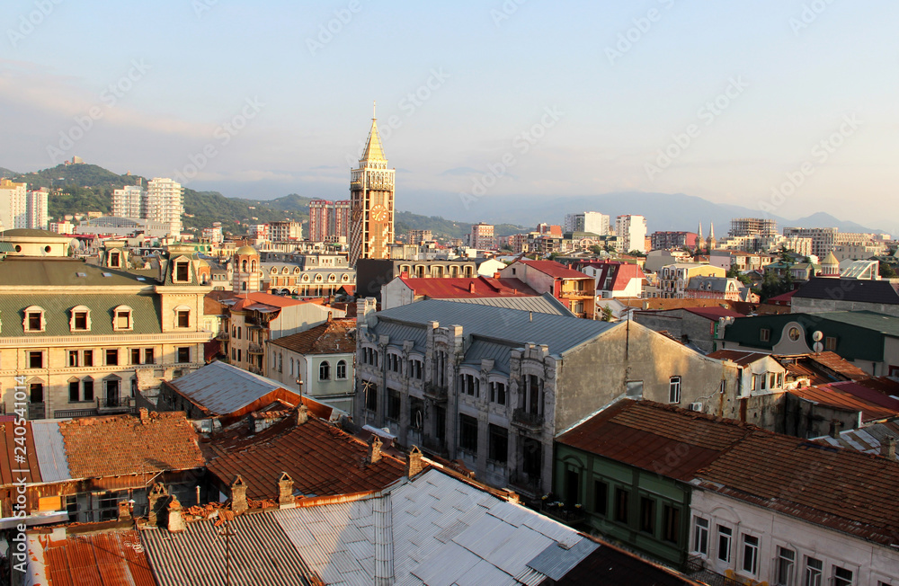 Beautiful view of the city of Batumi