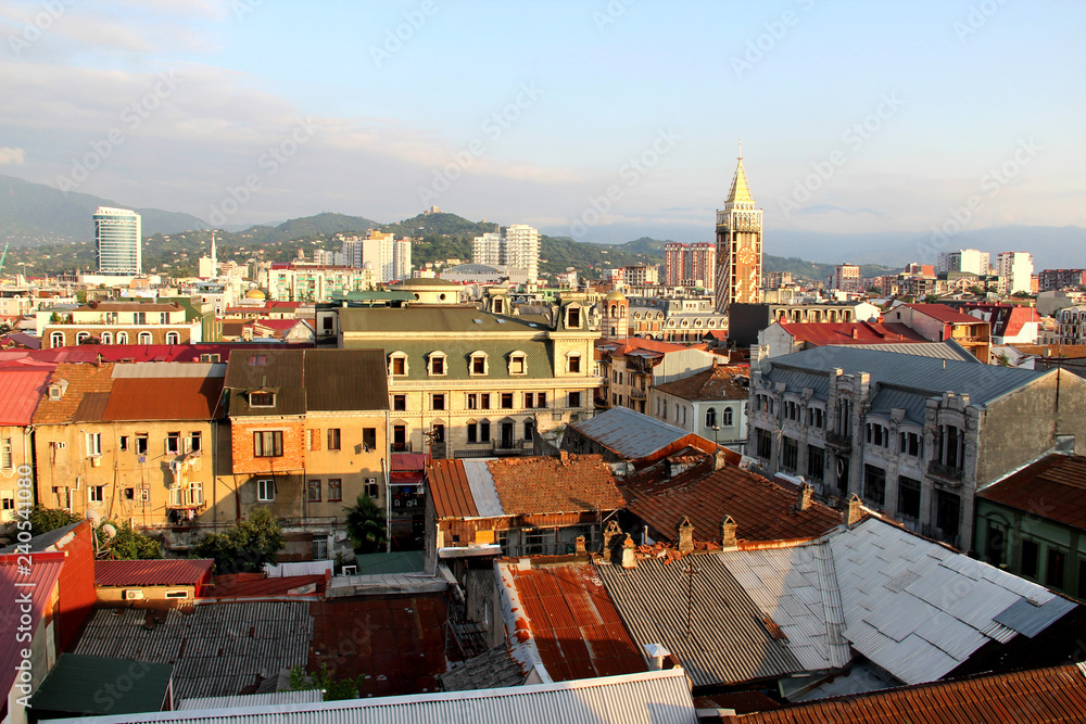 Beautiful view of the city of Batumi