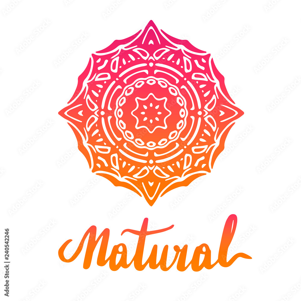 Round decorative ornament element. Mandala Round decorative ornament element. Mandala