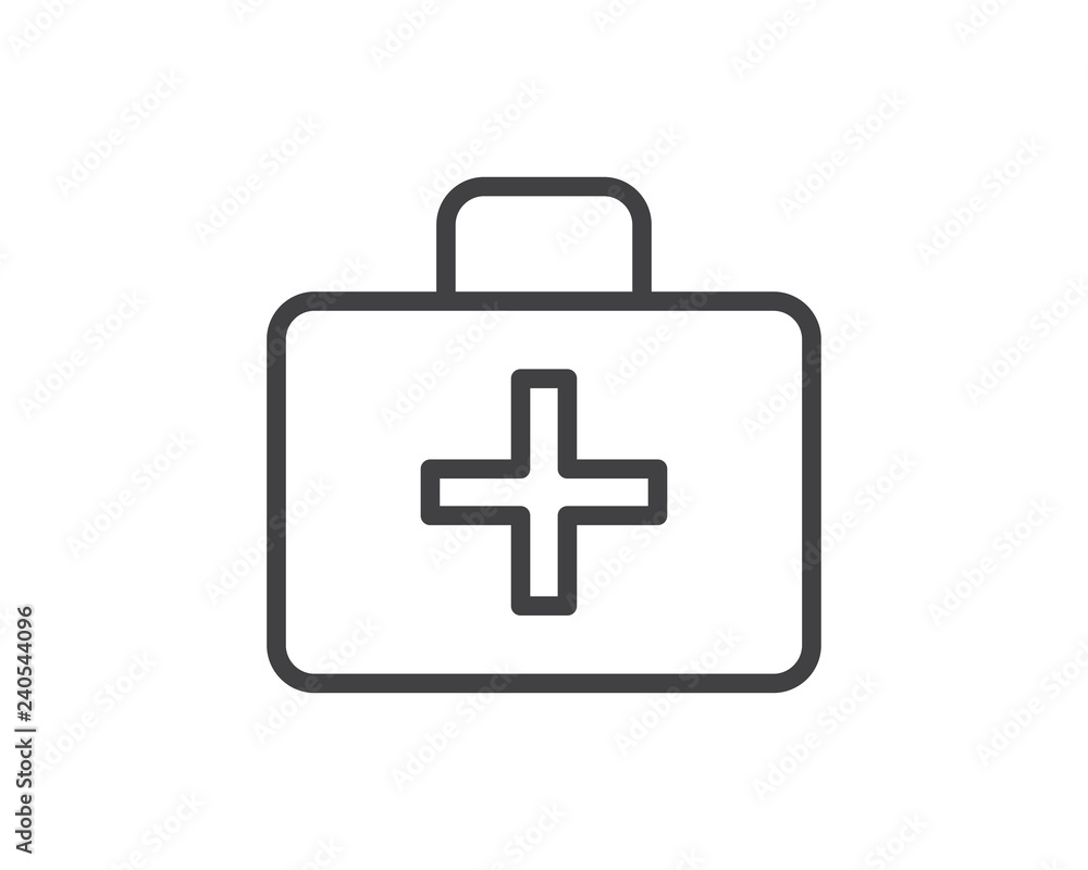 medical suitcase line icon illustration vector,medical suitcase illustration design medical suitcase line icon illustration vector,medical suitcase illustration design