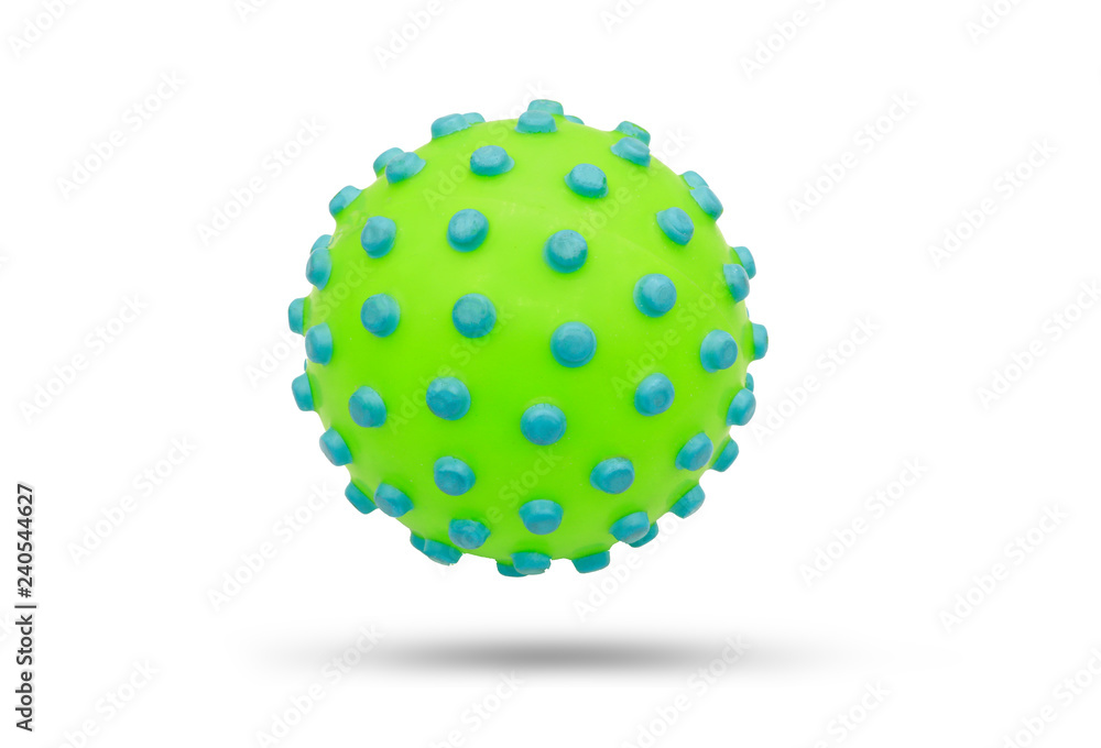 plastic ball on white background plastic ball on white background