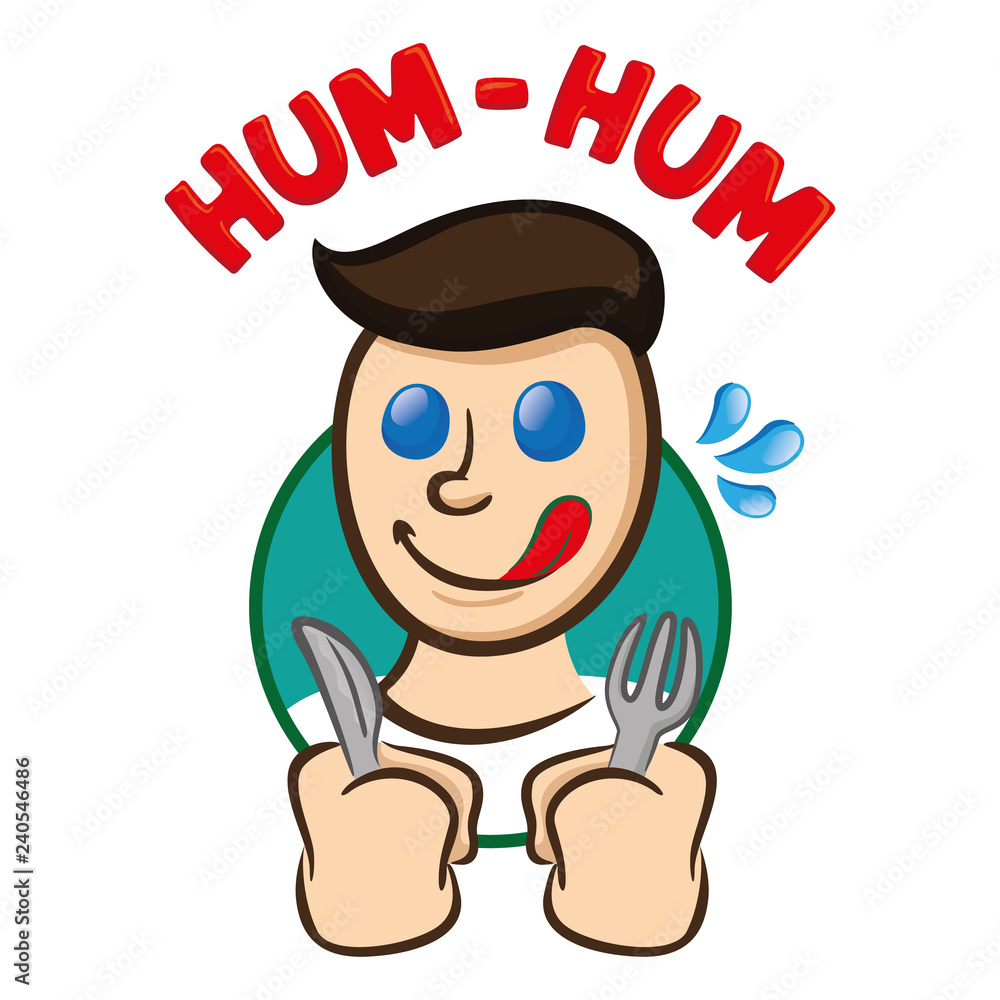 Icon sticker emotion hungry person, hunger, meal, delights indicating tastes. Ideal for educational and institutional materials Icon sticker emotion hungry person, hunger, meal, delights indicating tastes. Ideal for educational and institutional materials