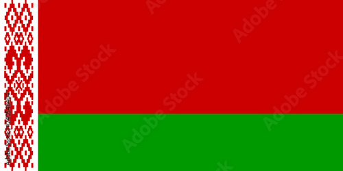 National flag of Belarus. Background with flag of Belarus.