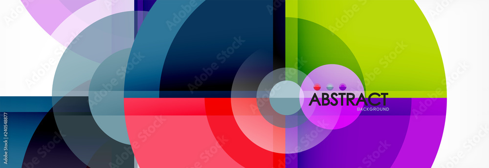 Vector fantastic circle modern geometric background template Vector fantastic circle modern geometric background template