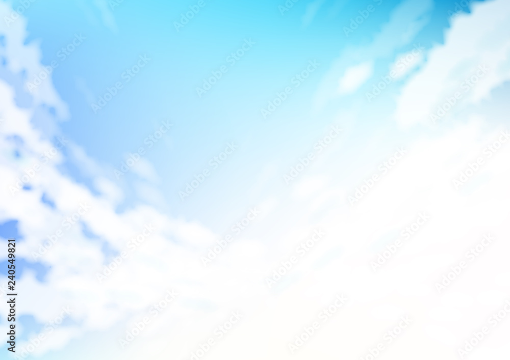 青空と雲の背景素材テクスチャベクターイラスト 青空と雲の背景素材テクスチャベクターイラスト