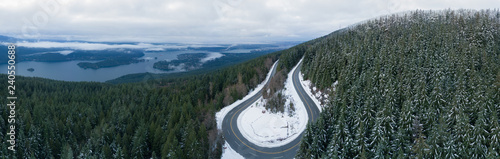 Aerial View of Seymour Mountain