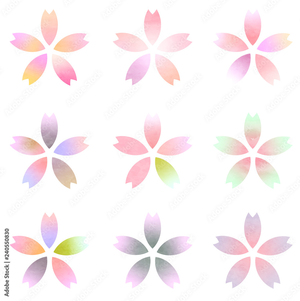 Obraz premium 桜 春 花 アイコン