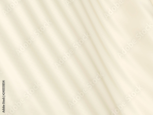 Beautiful White Satin Fabric for Drapery Abstract Background. Silk Fabric.