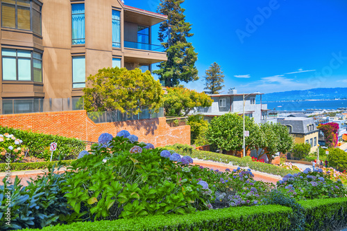 Lombard Street is an east–west street in San Francisco, that is famous for a steep.