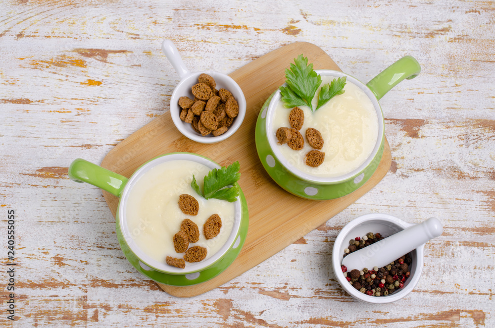 Thick vegetable cream soup Thick vegetable cream soup