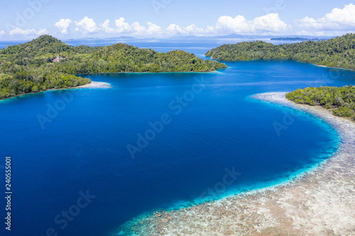 Beautiful Coral Reef and Remote Islands in Raja Ampat © ead72