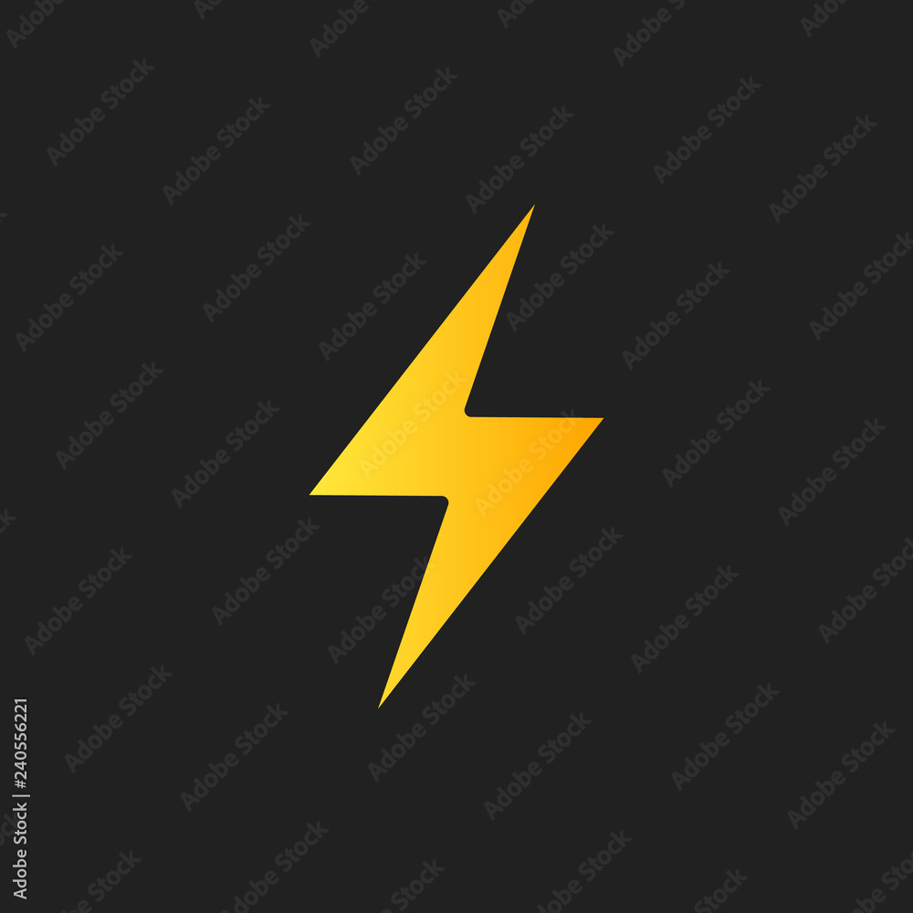 Lightning, electric power vector design element. Energy and thunder electricity symbol . Lightning bolt sign. Flash vector emblem template. Power fast speed Lightning, electric power vector design element. Energy and thunder electricity symbol . Lightning bolt sign. Flash vector emblem template. Power fast speed