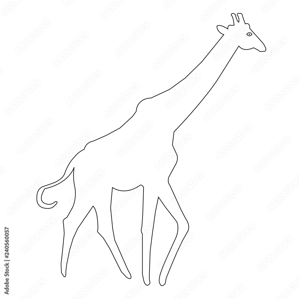 Giraffe Images Outline | edu.svet.gob.gt