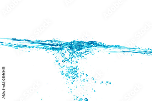 Water water splash isolated on white background 