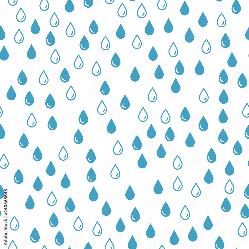 Rain water Drops Seamless vector EPS 10 pattern Abstract geometric Multicolor Figures. Rain water Drops Seamless vector EPS 10 pattern Abstract geometric Multicolor Figures.