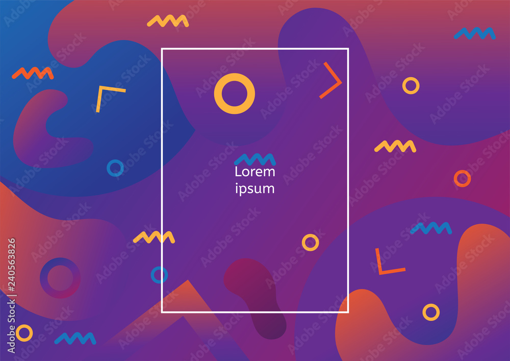 Colorful geometric background abstract