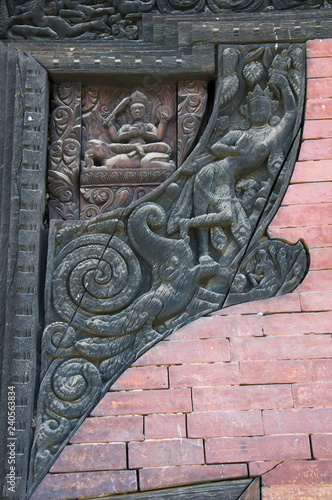 Obraz na płótnie Antique carving