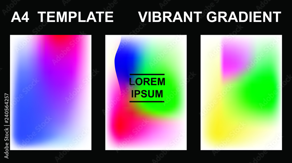 Vector EPS 10 illustration Gradient Background Texture. Template for design, banner, flyer, business card, poster, wallpaper, brochure, smartphone screen, mobile app.