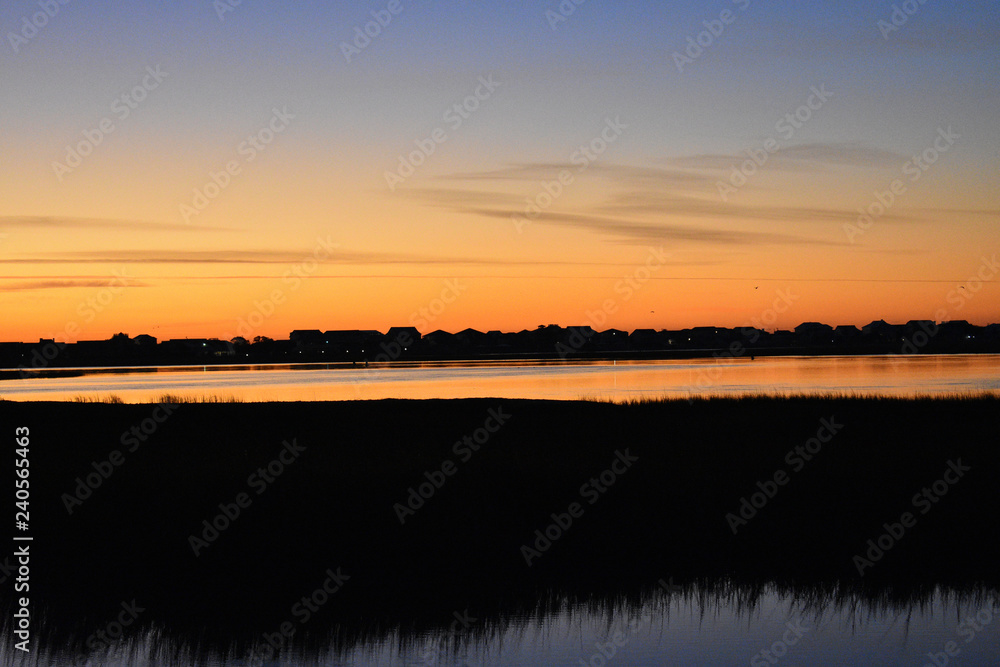 Obraz premium Marsh Life at Dawn