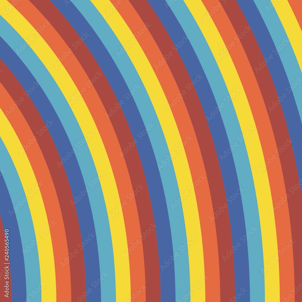 Rainbow Colorful pattern with different color lines. Texture background for textile, print, paper, fabric background, wallpaper