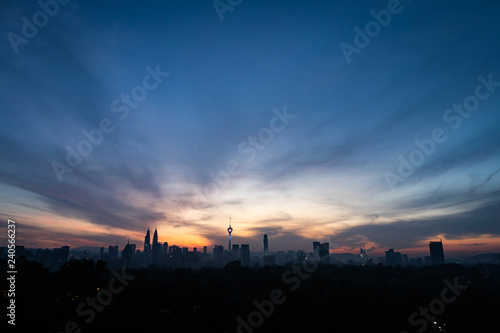 Panoramic View of Kuala Lumpur in the morning. © HafizMustapha