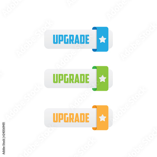 Upgrade Buttons With Ribbons