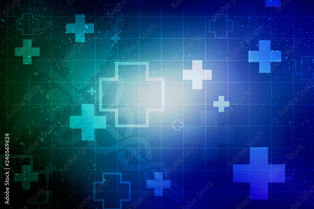 2D illustration medical structure background 2D illustration medical structure background