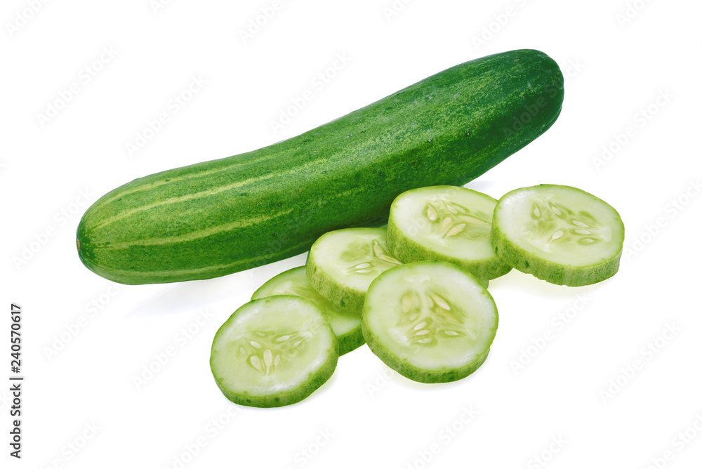 Cucumber isolated on white background Cucumber isolated on white background