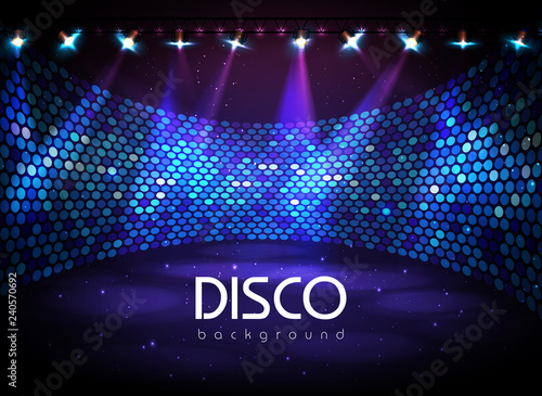 Disco abstract background