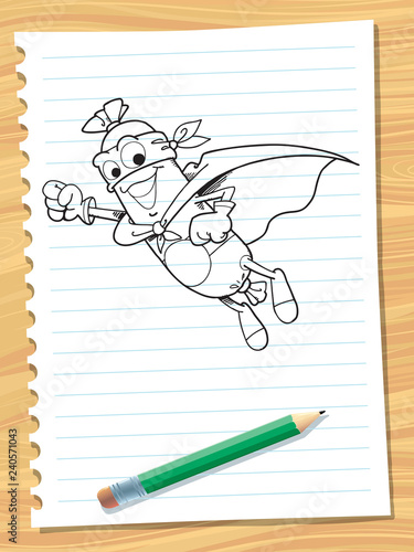 Sausage superhero