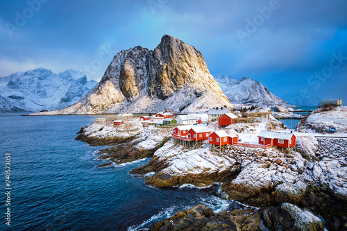 Hamnoy fishing village on Lofoten Islands, Norway  © Dmitry Rukhlenko