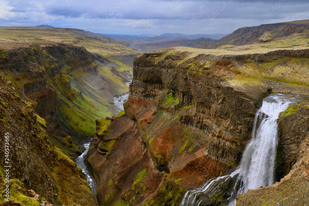 Haifoss Canyon Island