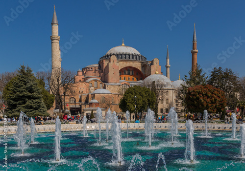 Istanbul, Turkey - Hagia Sofia is a former Greek Orthodox Christian cathedral, and one of the most recognizable landmarks in Istanbul